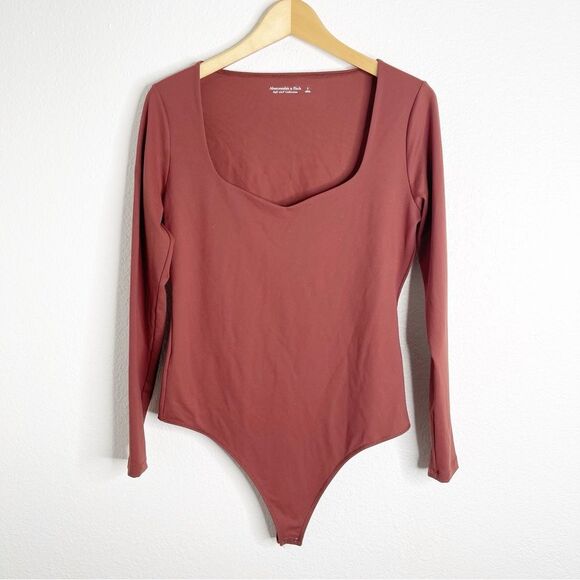 Abercrombie & Fitch Long Sleeve Bodysuit Size Large - Picture 1 of 4